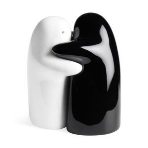 Stylish MoMa Porcelain salt and pepper shakers